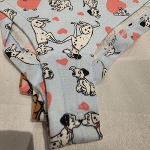 Disney Blue Dalmatian Heart Print Panties